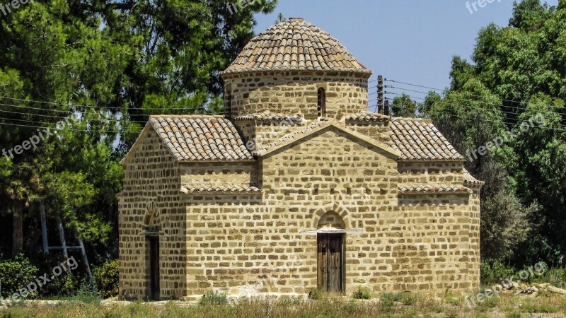 Cyprus Potamia Church Architecture Monument