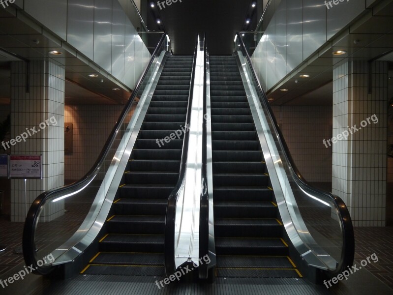 Escalator Entrance Toshiba High Rise Building Shibaura