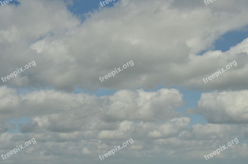 Air Clouds Cumulus Cumulus Clouds Wind