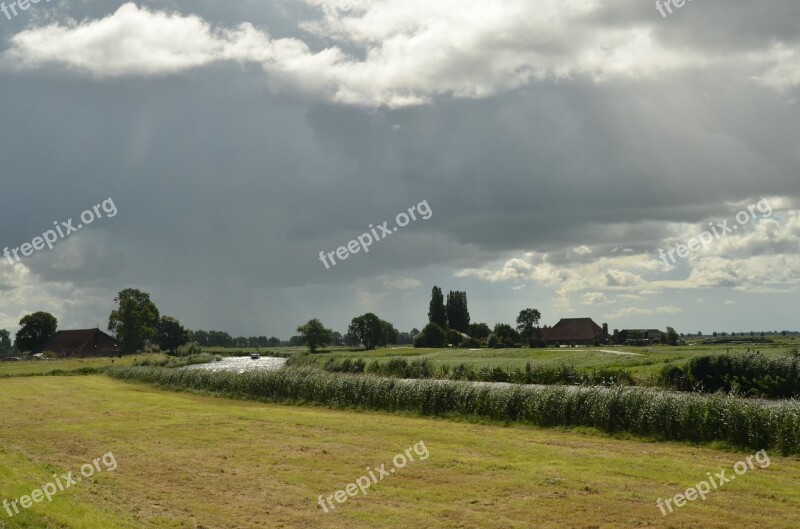 River Pasture Farm Air Clouds