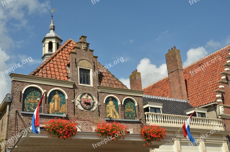 Facade Waag Roads Facing Brick Decoration