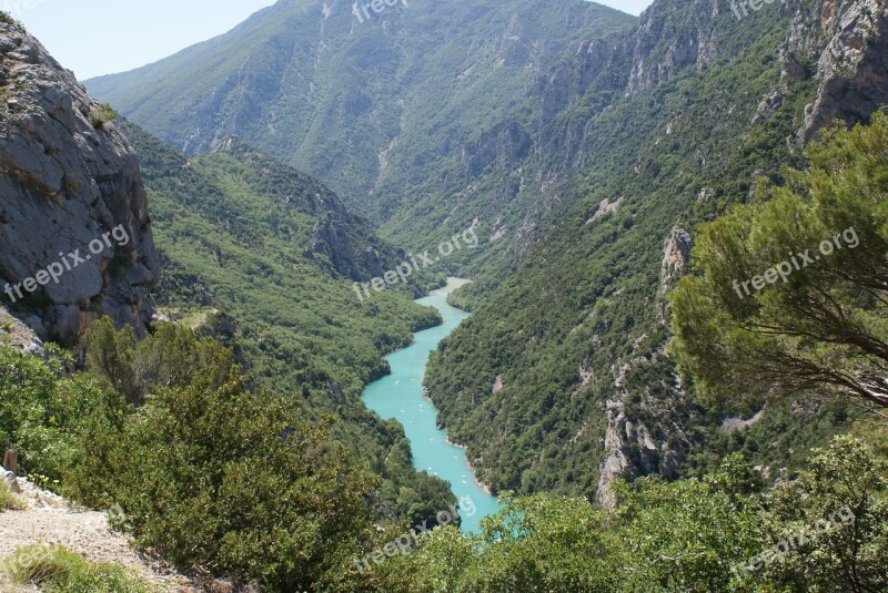 Gorges Verdon South Green Summer