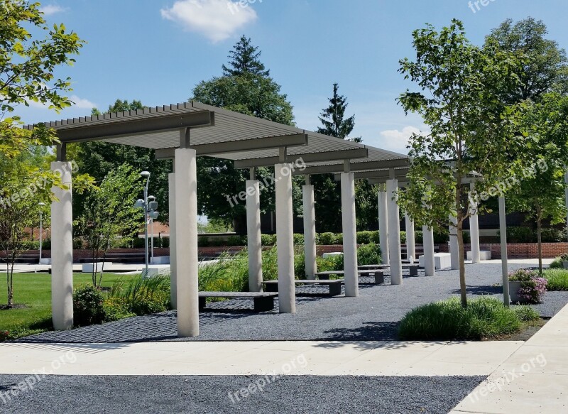 Coppin State University School Outdoor Patio Yard