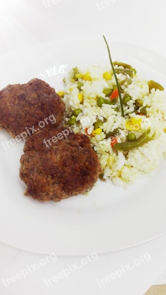 Food Lunch Hamburger Rice Kitchen