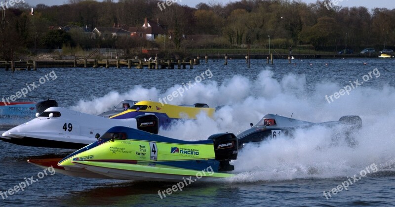 Powerboats Oulton Broad Summer Speed Free Photos