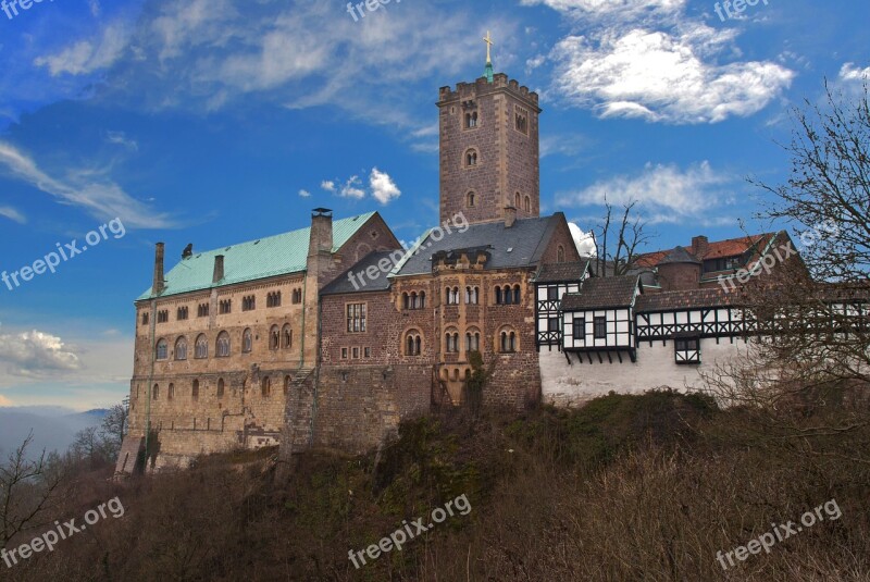 Castle Wartburg Castle Thuringia Germany World Heritage Eisenach