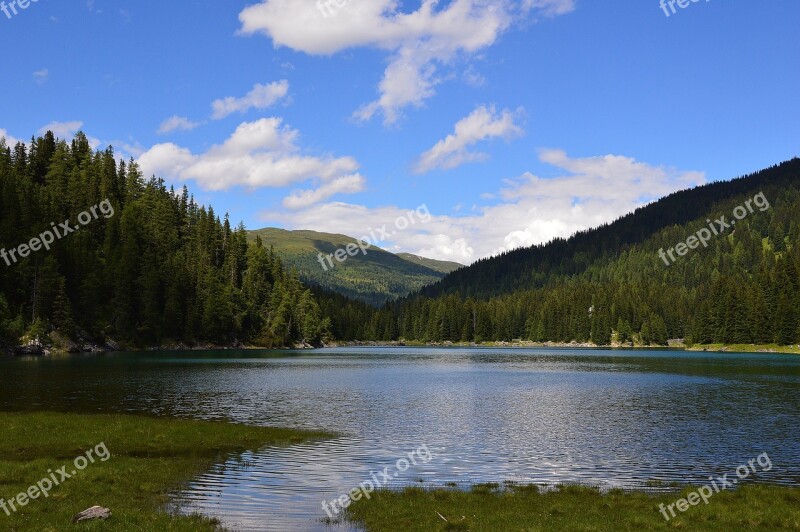 Obernberger Lake Oberberg Wipptal Tyrol Free Photos