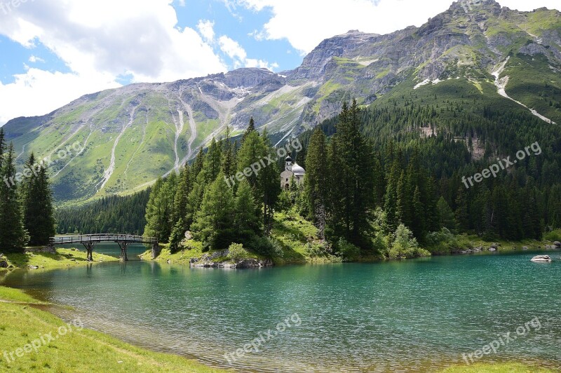 Obernberger Lake Wipptal Oberberg Tyrol Free Photos