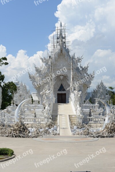 Temple Thailand Chiang Rai Free Photos