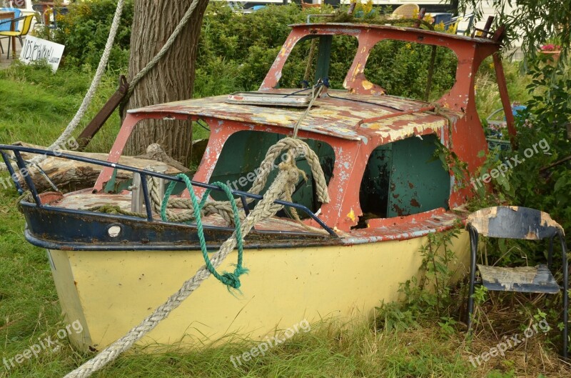 Boat Wreck Ship Wreck Rust Expired