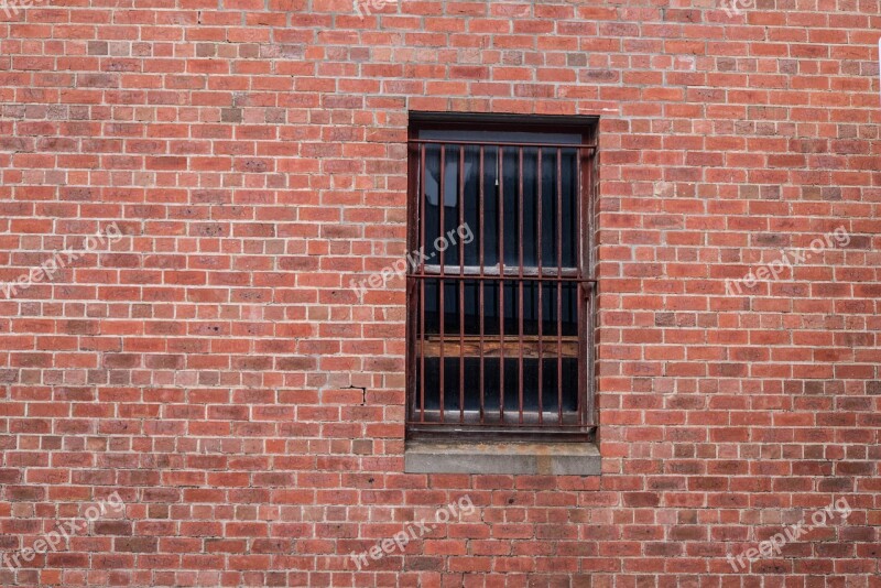 Wall Window Brick Background Brick Wall