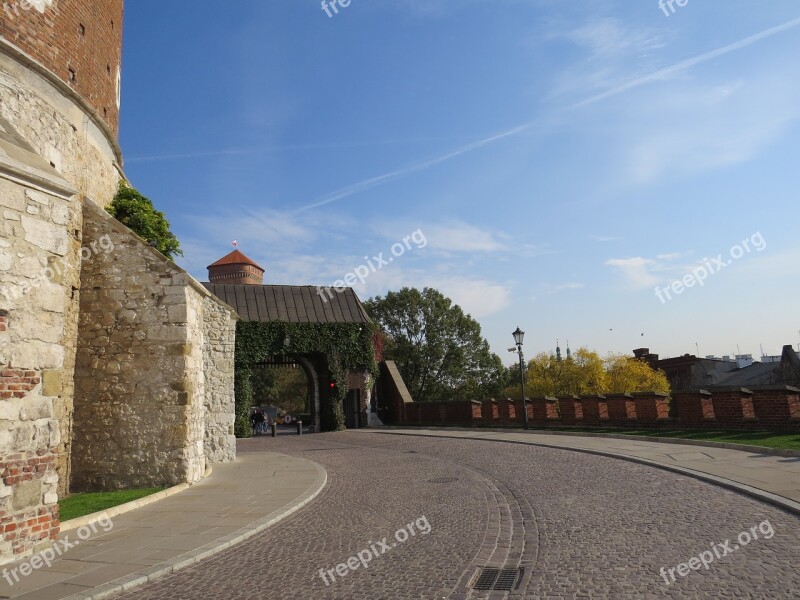 Street Road Stone Castle Sky