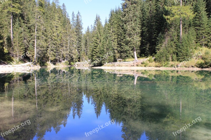 Pragser Wild Lake South Tyrol Free Photos