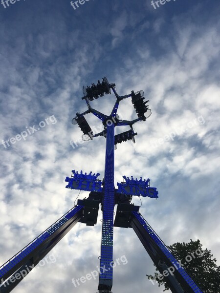 Cloud Attraction Tivoli Amusement Park Free Photos