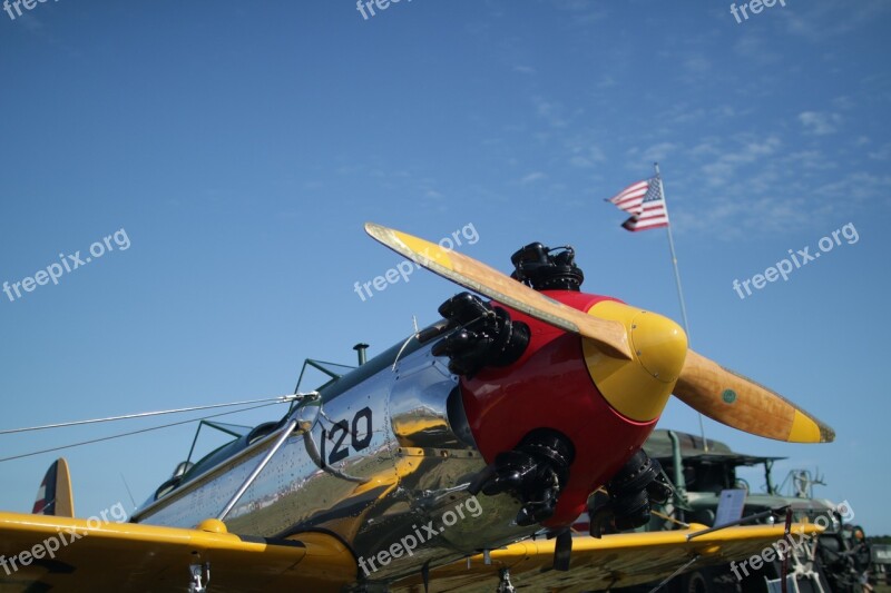 Stewart Florida Air Show Plane Propeller Military Aircraft