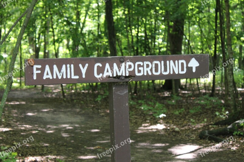 Campground Camping Sign Park Campsite