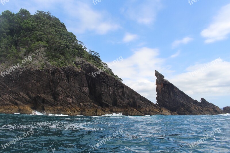 Sea New Zealand Whitianga Coast Nature