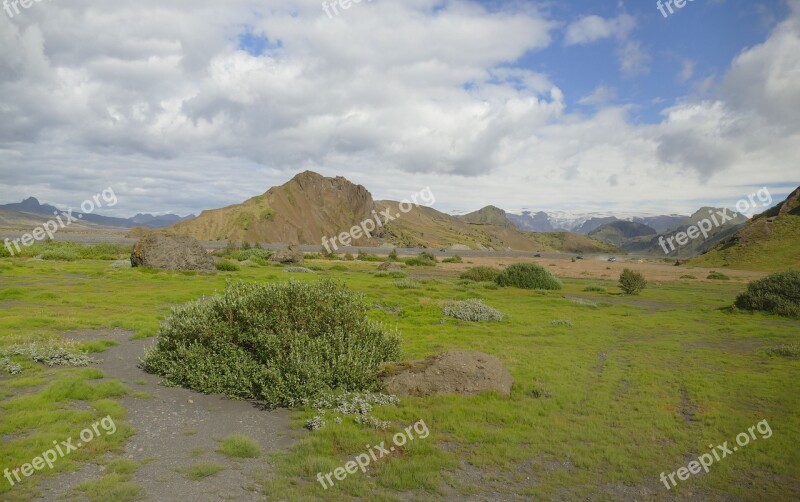 Iceland Thor Mark Landscape Nature Wilderness