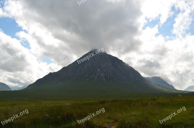 Scotland Water Landscape Nature Clouds