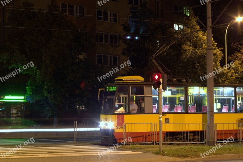 Tram Transport Communication Rails Tracks