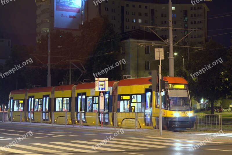 Tram Transport Communication Rails Tracks