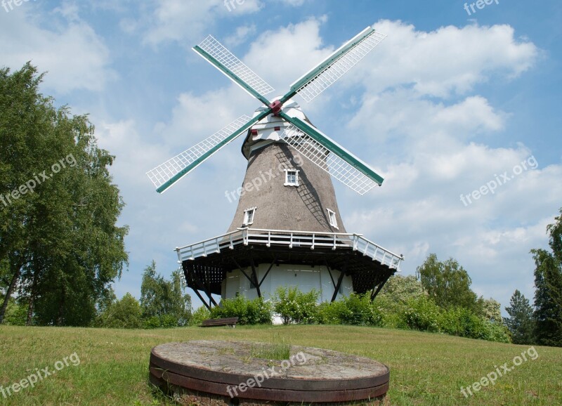 Windmill Mill Lower Saxony Wing Wind Power