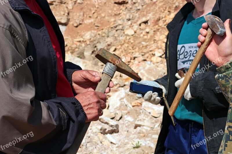 Quarry Hammers Geology Rock Hammer Hold