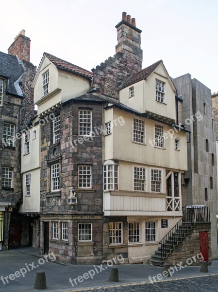 John Knox House Royal Mile Edinburgh Scotland Middle Ages