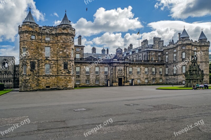 Holyroodhouse Holyrood Palace Residence Palace British Queen