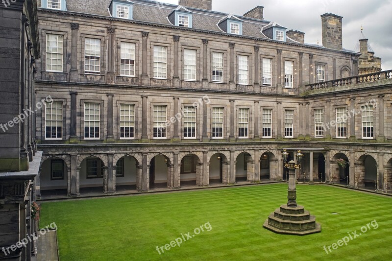 Holyroodhouse Holyrood Palace Residence Palace British Queen