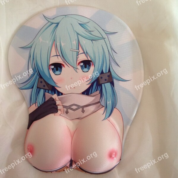 Naked Women Anime Computing Mouse Mat Video Game