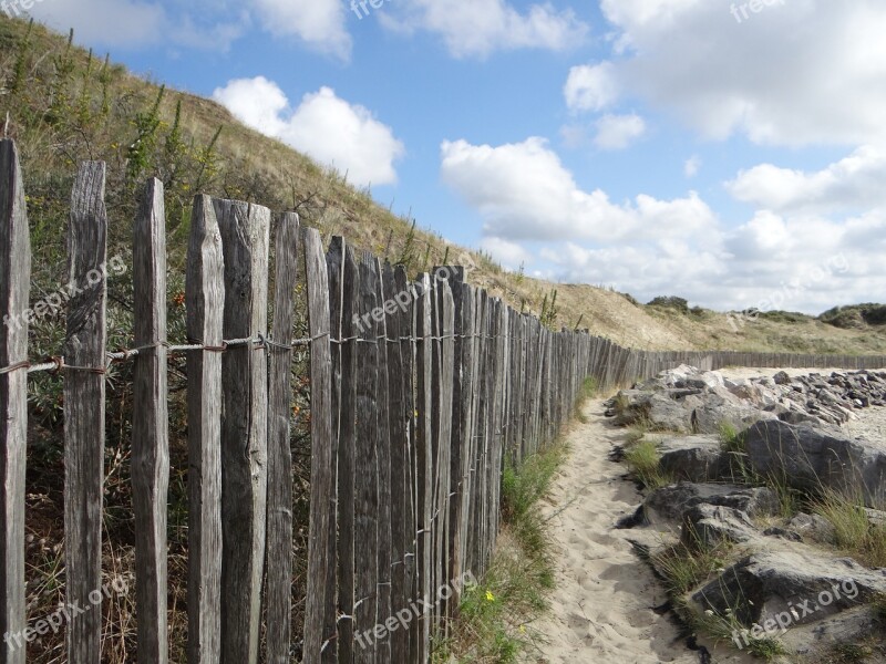 Dune Path Beach Cloud Nature