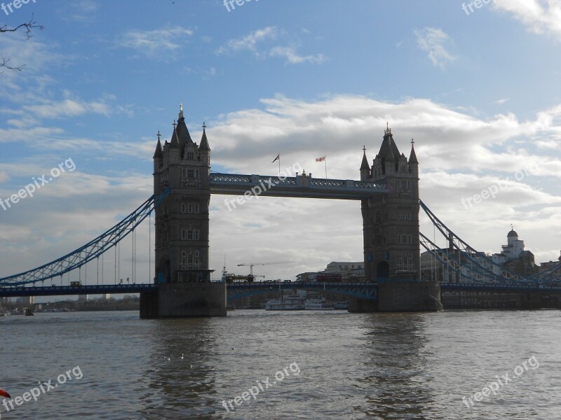 London Tower Bridge River Thames Free Photos