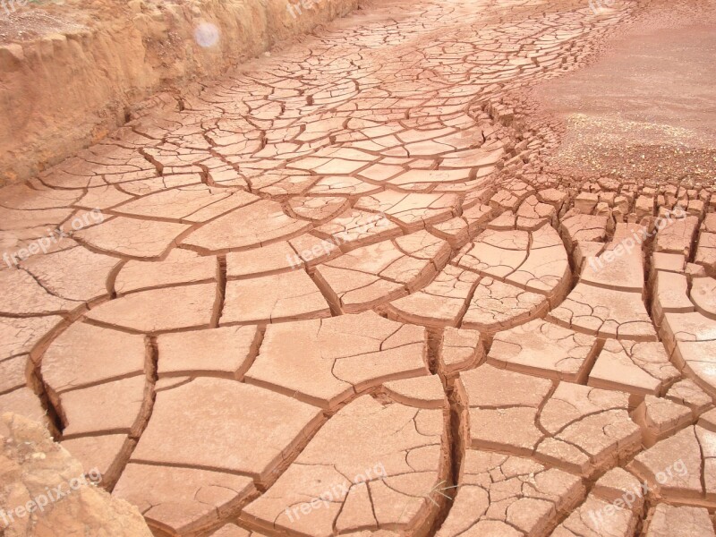 Ground Cracks Clay Free Photos