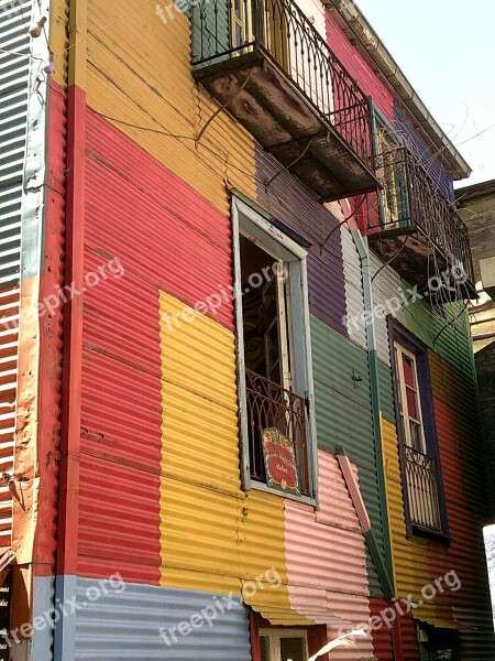 Buenos Aires Boca Cityscape Architecture Argentina