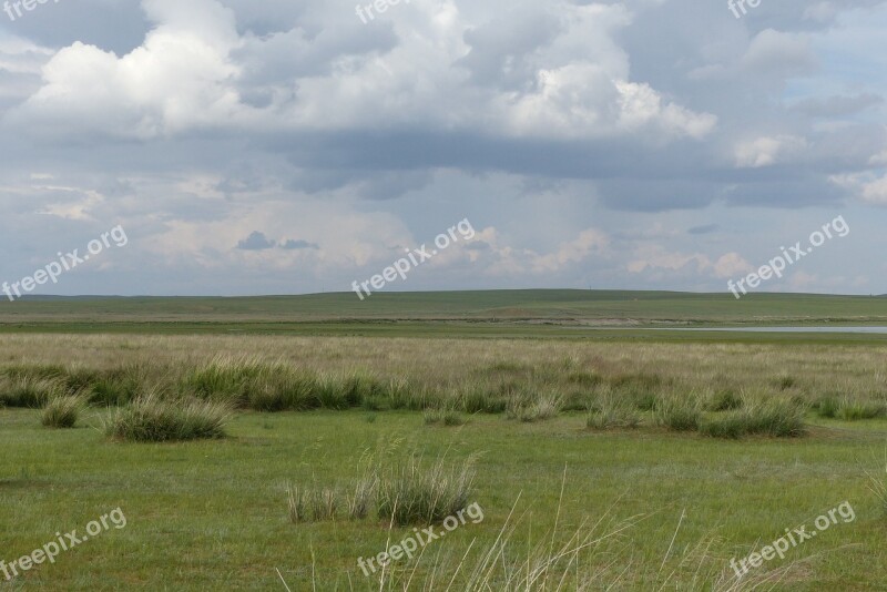 Grass Prairie Steppe Mongolia China