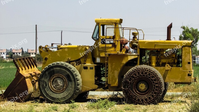 Bulldozer Yellow Machine Heavy Equipment