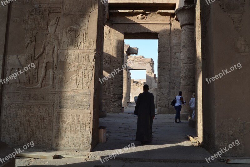 Edfu Temple Africa Nile Desert