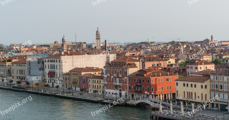 Venice Italy Canal Architecture Boat