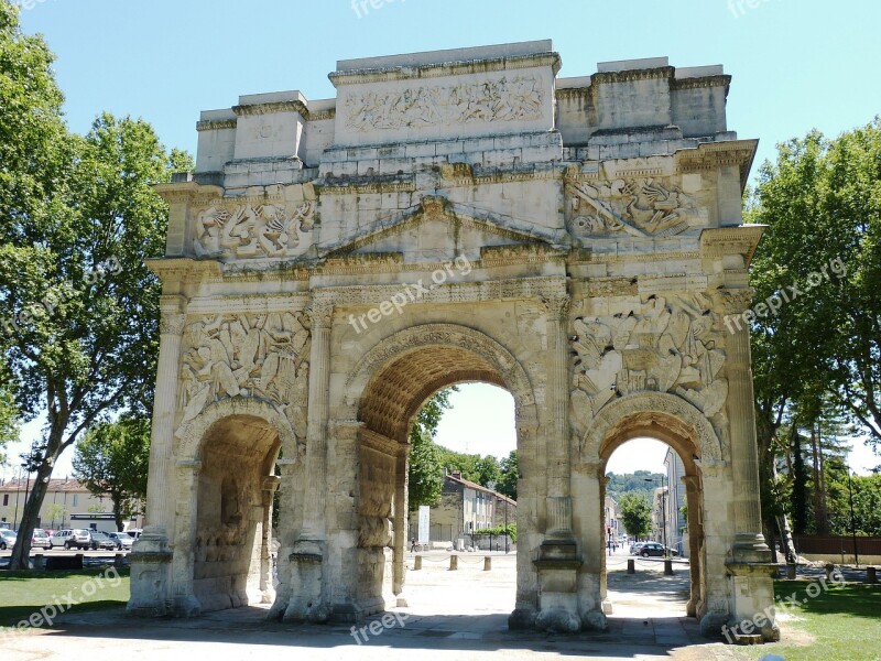 Arch Portal Arc De Triomphe Roman Ancient Times