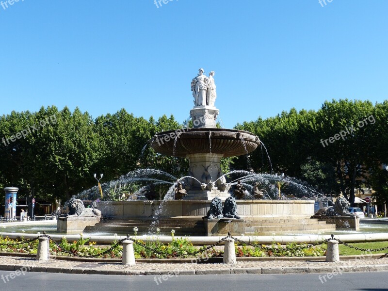 Fountain Lion Sculpture Figure Women