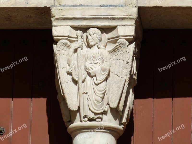 Arles Cathedral Facade France Historic Center