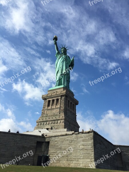 Statue Of Liberty New York City United States Manhattan