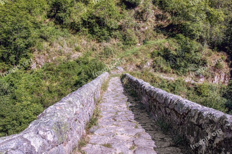 Bridge Devil Chalencon Auvergne Devil's Bridge