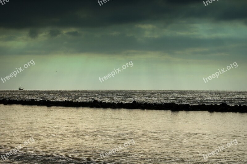 Ship Sea The Coast Port The Baltic Sea