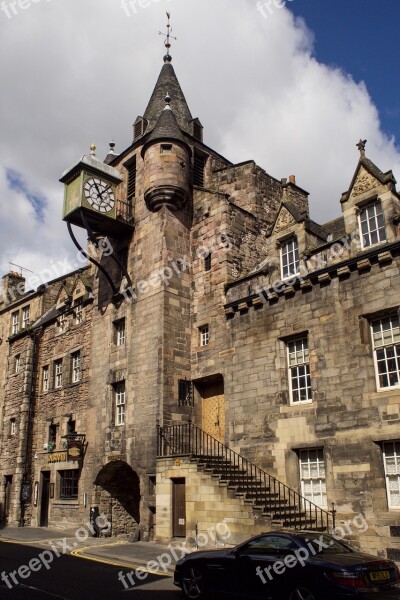 Tollgate Canongate Royal Mile Historic Center Landmark