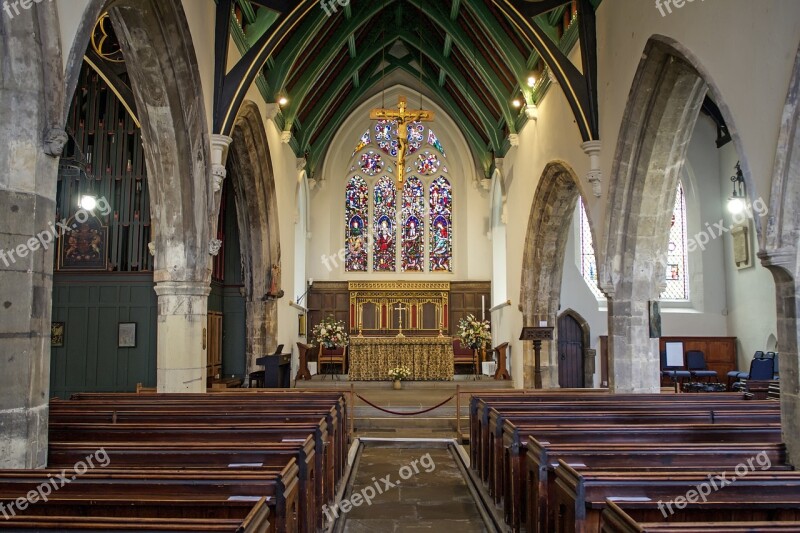 St Helen Stone Gate Church Interior View Glass Makers York