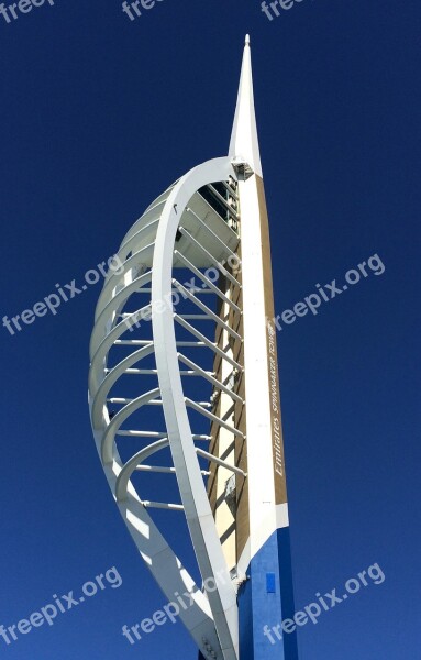 Spinnaker Tower Portsmouth Gunwharf Quays Waterfront Tall