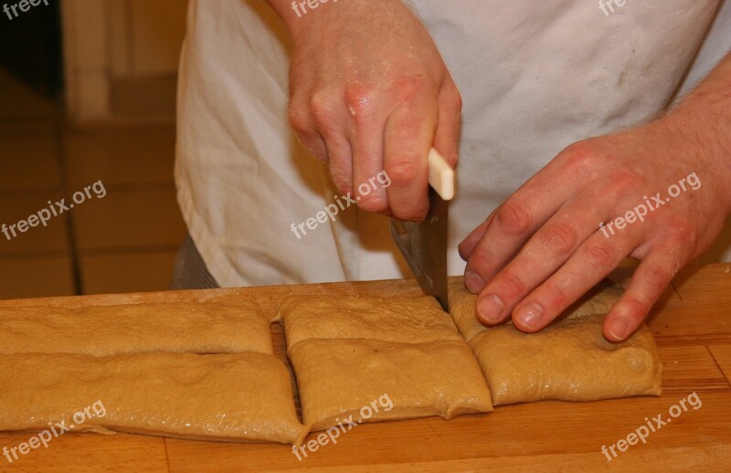 Ciabattastykker Bread Italian Dining Food