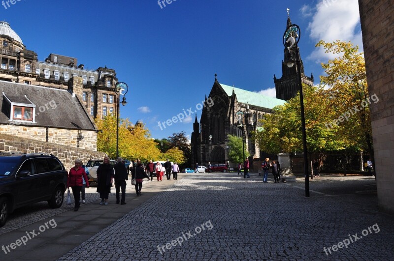 Scotland Glasgow The Cathedral Church Monument